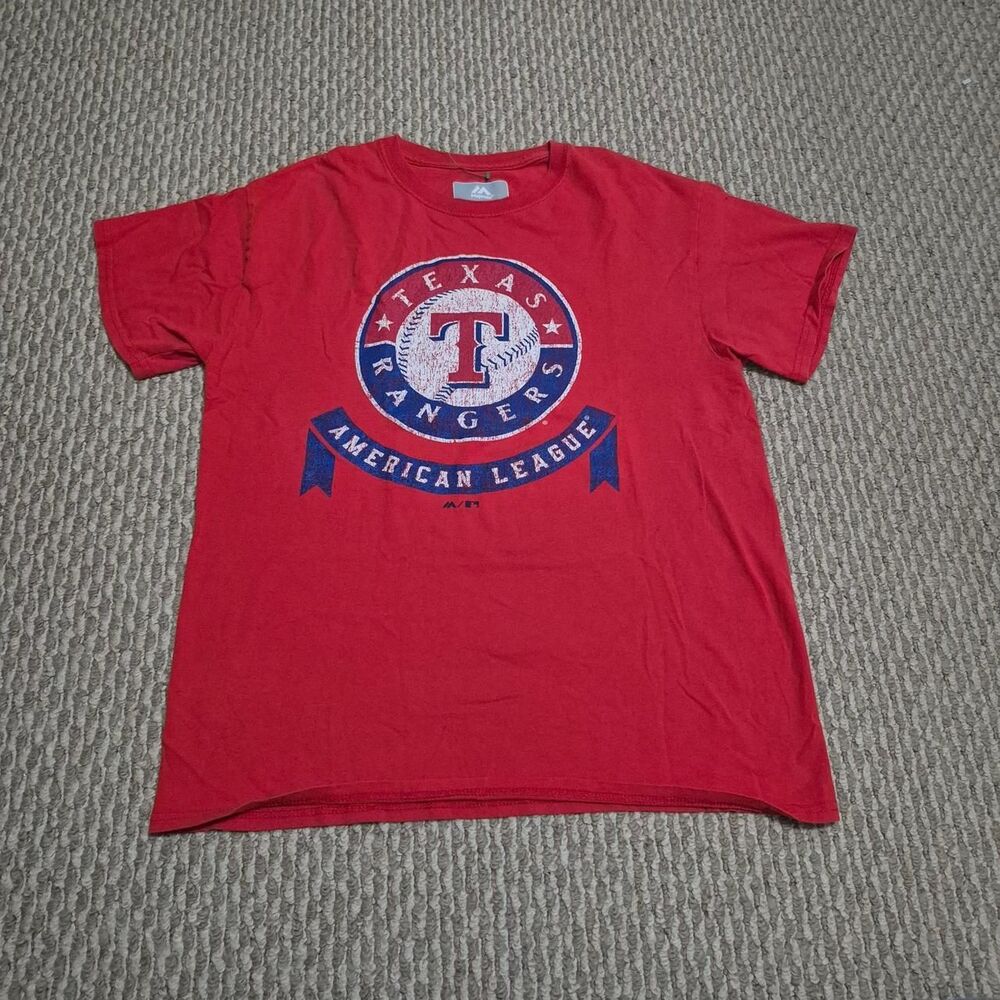 Majestic Texas Rangers American League T-Shirt - Size M